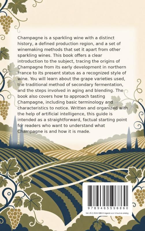 Achterkant van All About Champagne