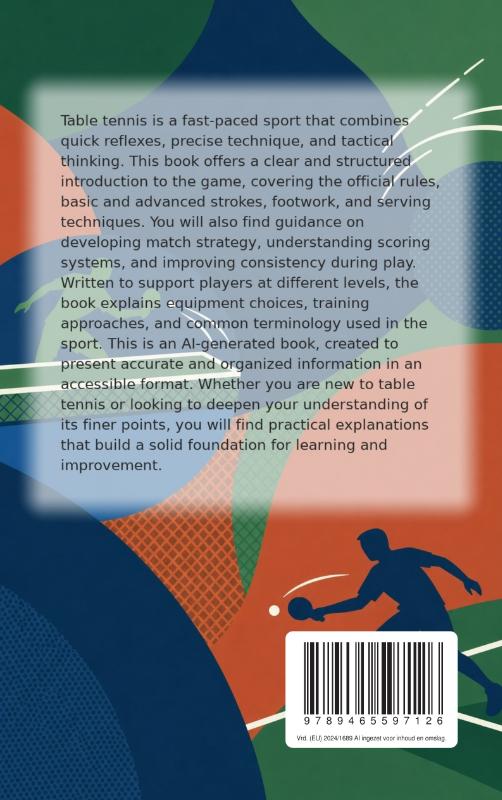 Achterkant van All About Table Tennis