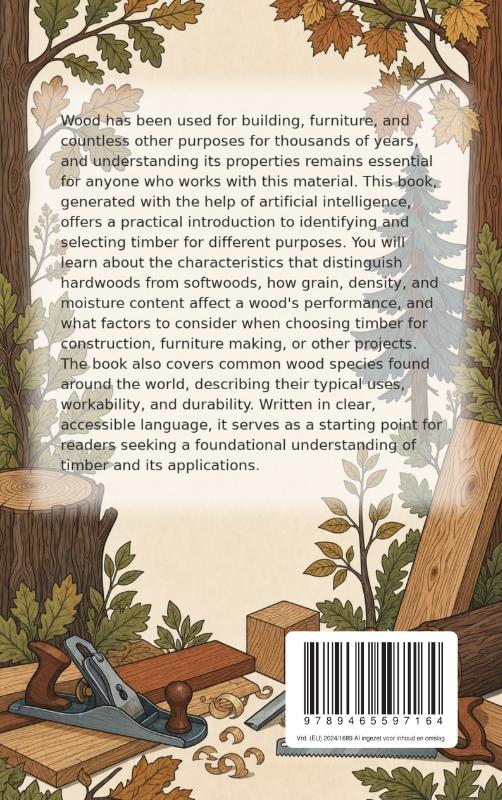 Achterkant van All About Wood Species