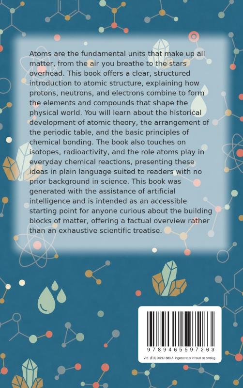 Achterkant van All About Atoms