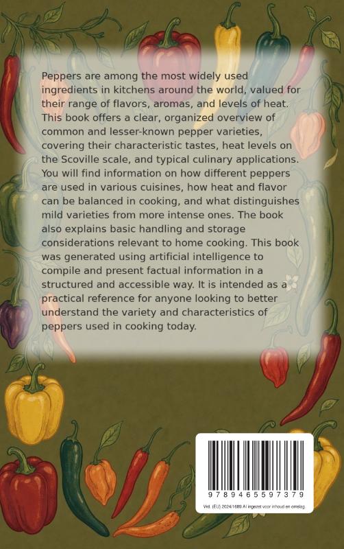 Achterkant van All About Pepper Varieties