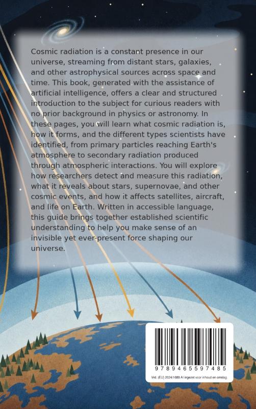 Achterkant van All About Cosmic Radiation