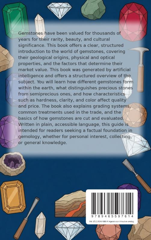Achterkant van All About Gemstones