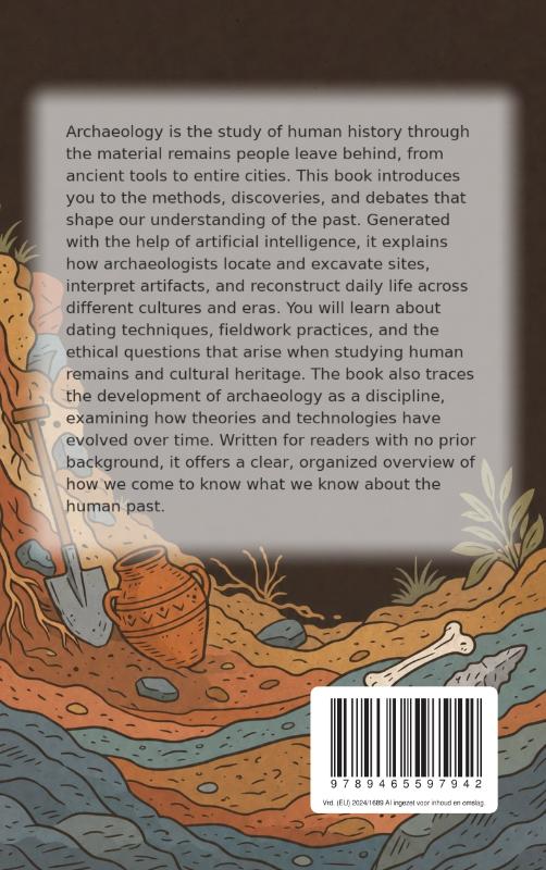 Achterkant van All About Archaeology