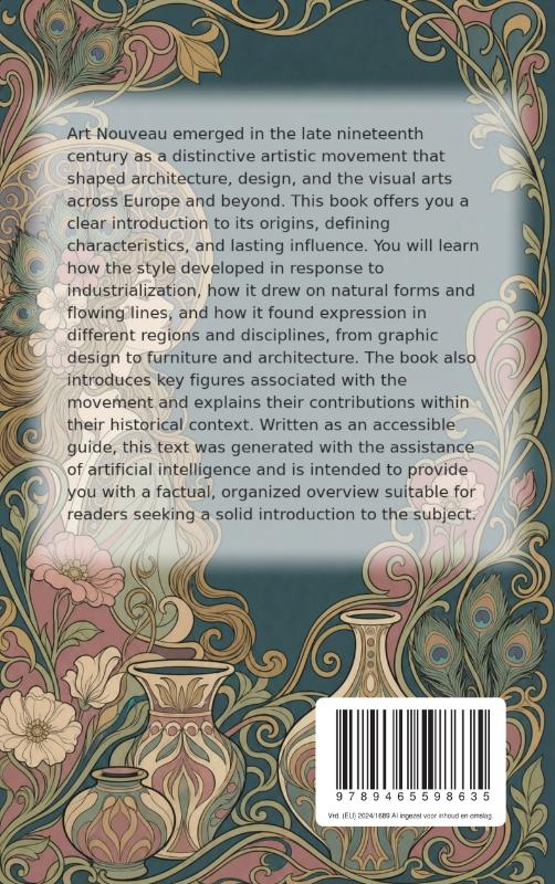 Achterkant van All About Art Nouveau