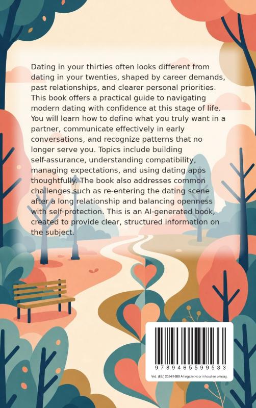 Achterkant van Dating in Your Thirties