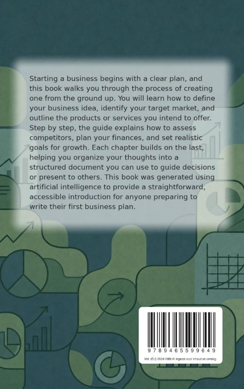 Achterkant van Your First Business Plan