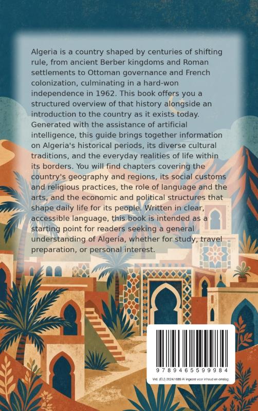 Achterkant van All About Algeria