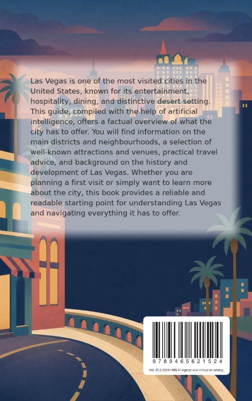 Achterkant van All About Las Vegas
