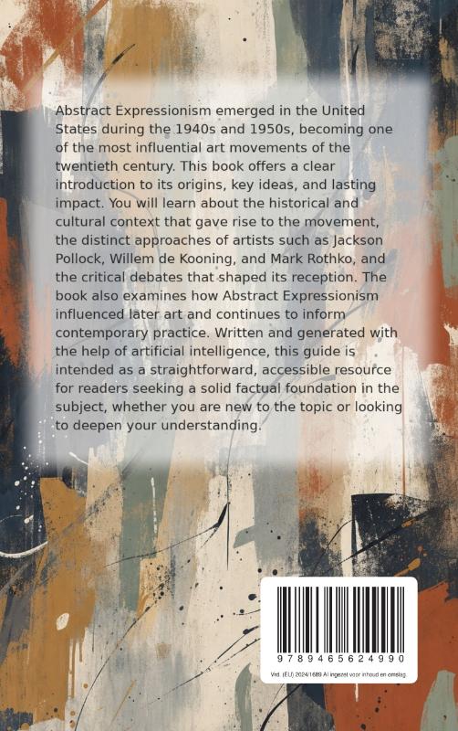 Achterkant van All About Abstract Expressionism