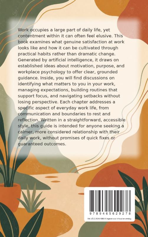 Achterkant van Finding Contentment in What You Do