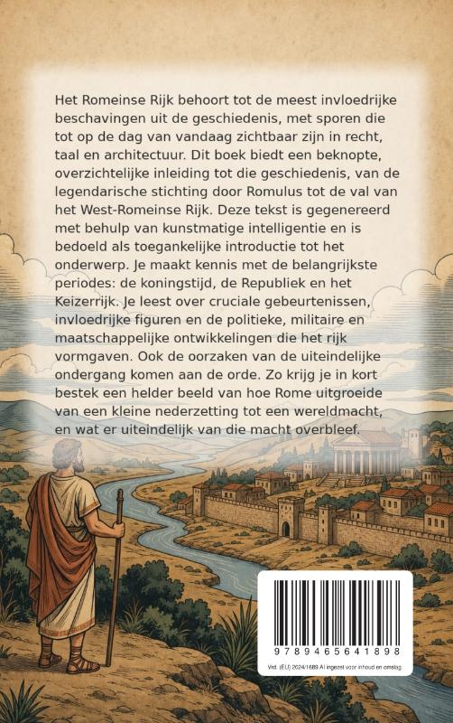 Achterkant van Het Romeinse Rijk in het kort