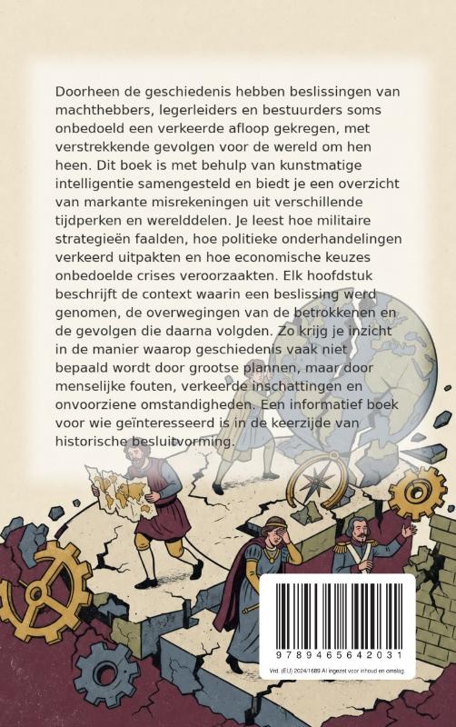 Achterkant van De grootste blunders uit de wereldgeschiedenis