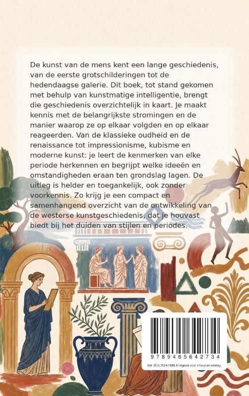 Achterkant van De kunstgeschiedenis in het kort