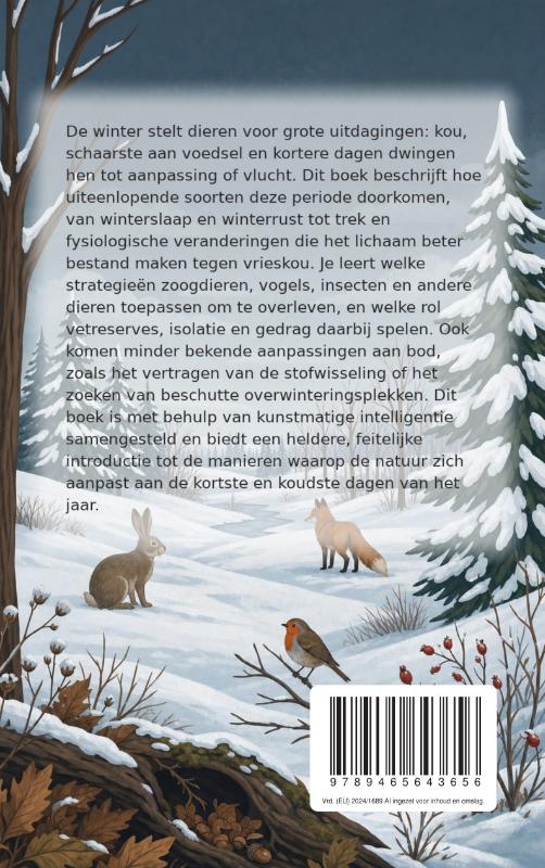 Achterkant van Hoe dieren de winter overleven