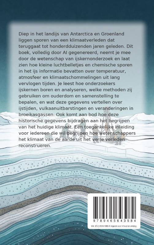 Achterkant van Hoe ijskernen het klimaatverleden onthullen