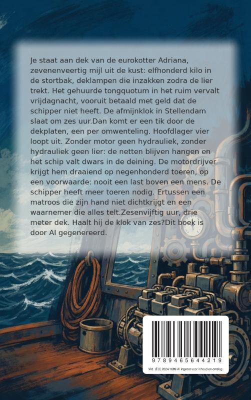 Achterkant van De klok van zes