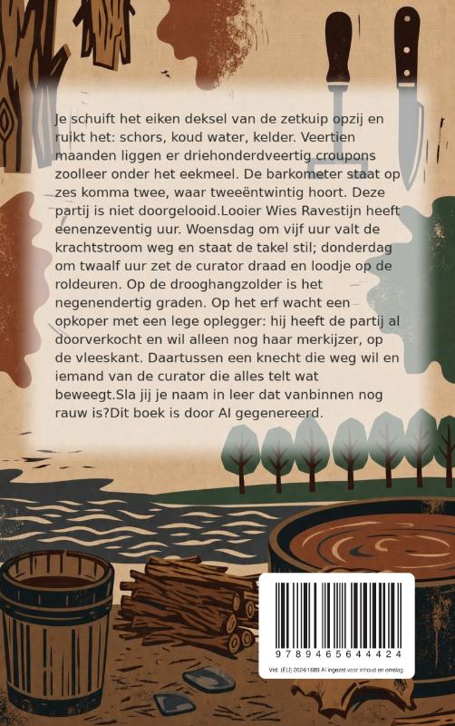 Achterkant van De zetting