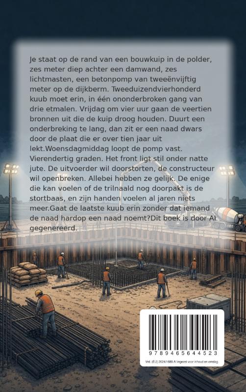 Achterkant van Koude voeg