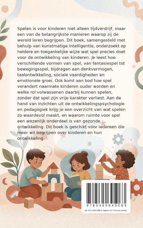 Achterkant van Hoe spelen leren is
