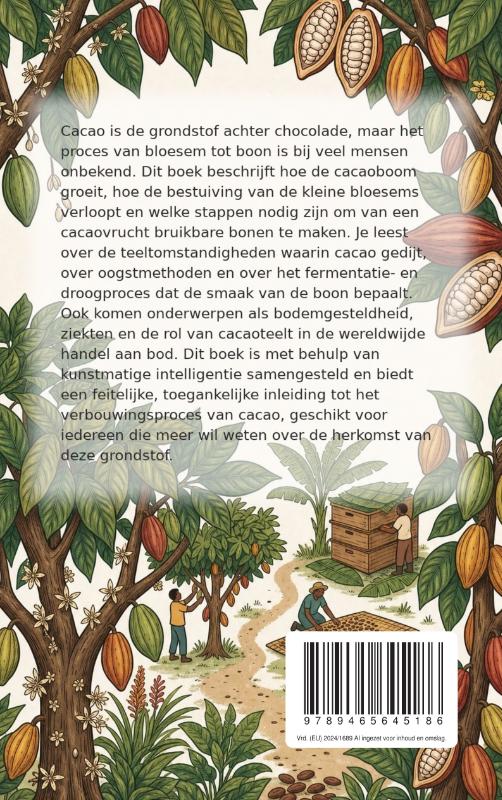 Achterkant van Hoe cacao verbouwd wordt