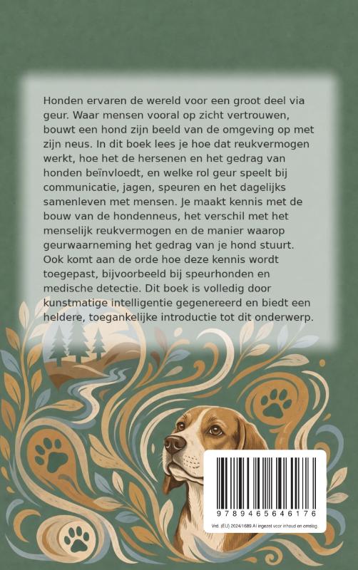 Achterkant van De wereld door een hondenneus