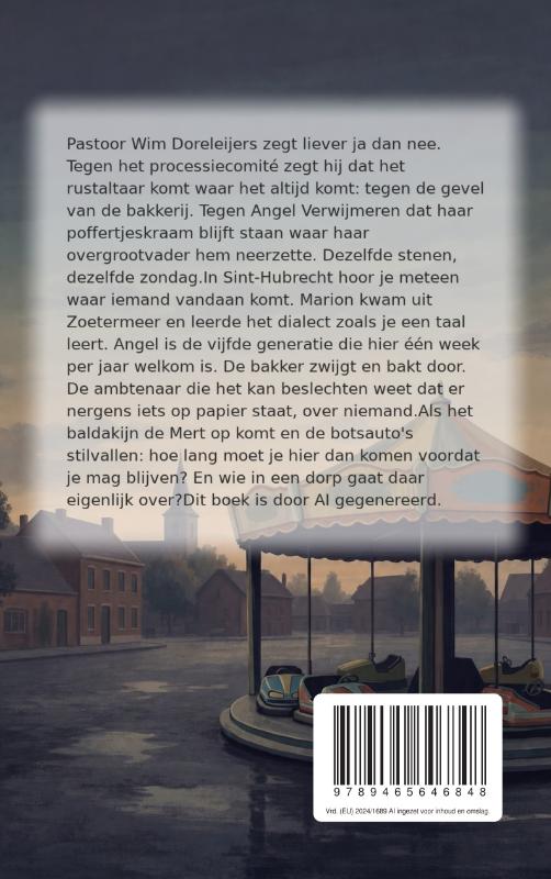 Achterkant van Onze-Lieve-Vrouw van de botsauto's