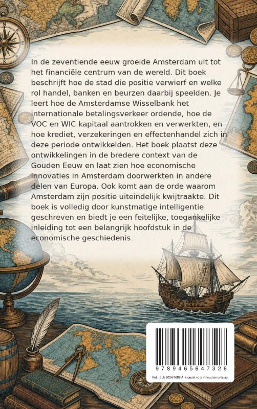 Achterkant van Toen Amsterdam de bank van de wereld was