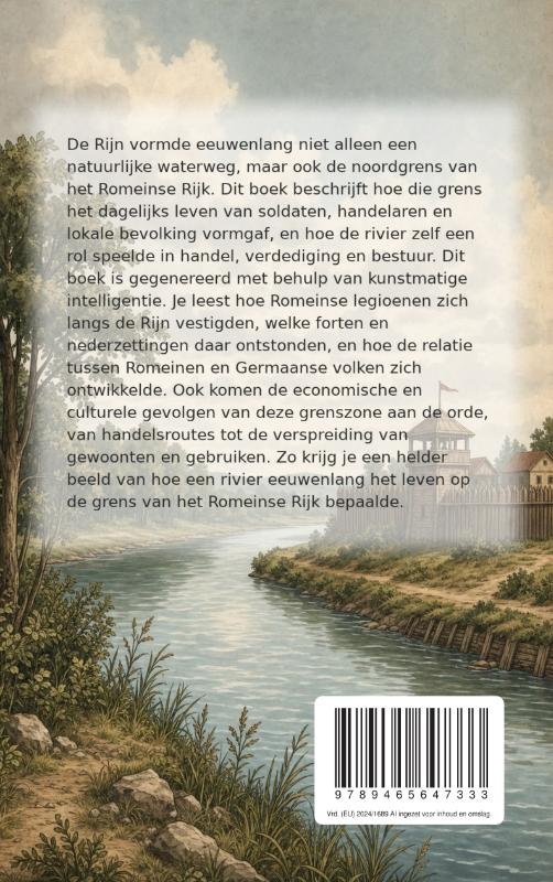 Achterkant van De Romeinen aan de Rijn