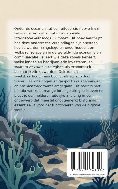 Achterkant van Kabels op de zeebodem