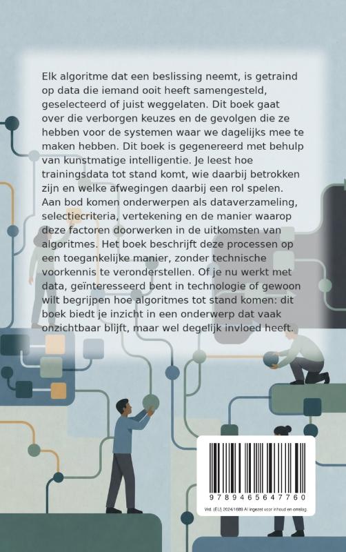 Achterkant van Wie de trainingsdata koos