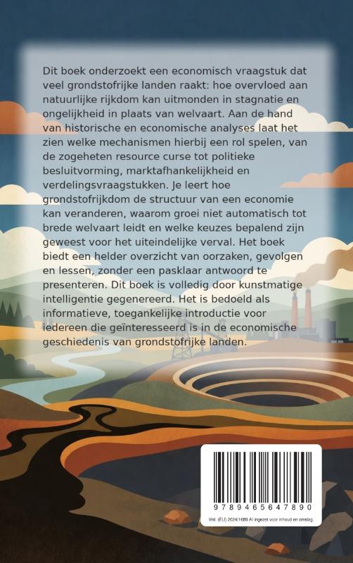 Achterkant van Het land dat rijk werd van grondstoffen en toch verarmde
