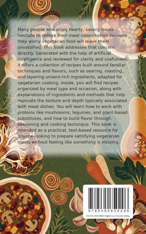 Achterkant van Vegetarian Cooking for Meat Lovers