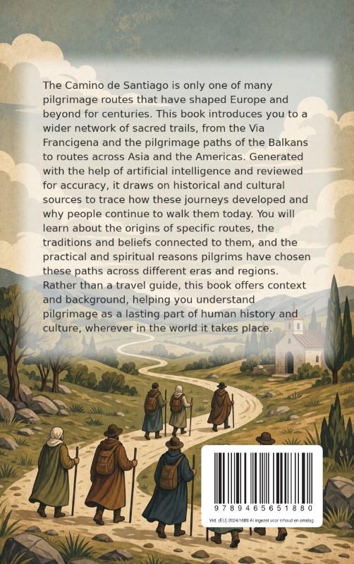Achterkant van Pilgrim Routes Beyond the Camino