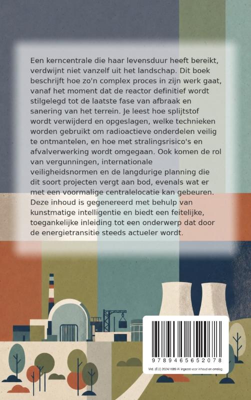 Achterkant van Ontmanteling van een kerncentrale