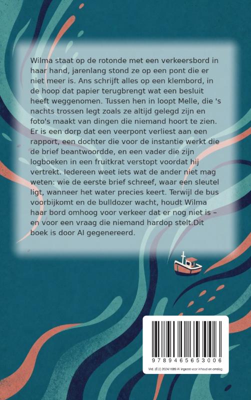 Achterkant van Water met een herinnering