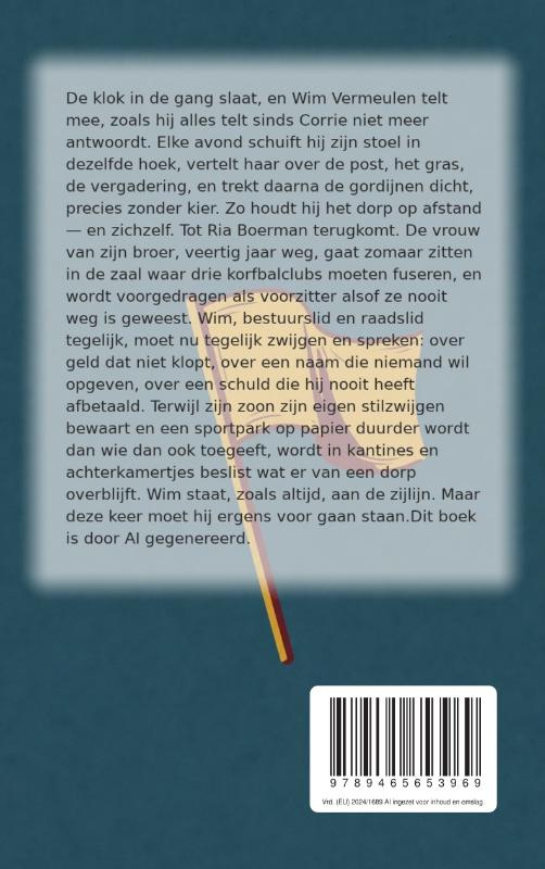 Achterkant van Hoekvlag
