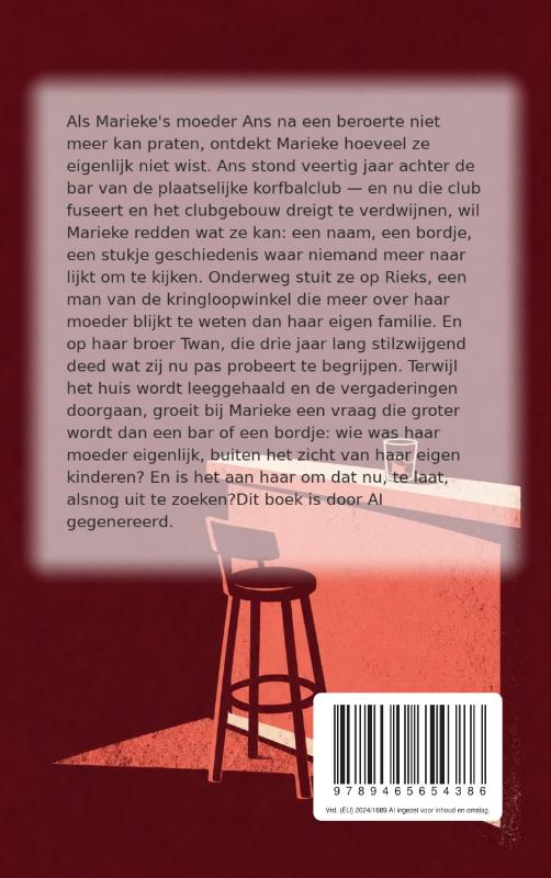 Achterkant van Bardame