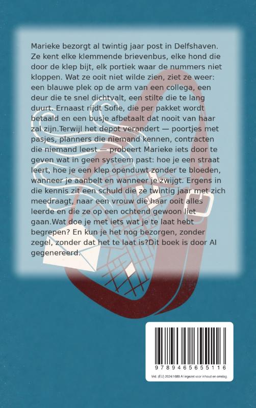 Achterkant van Geen zegel