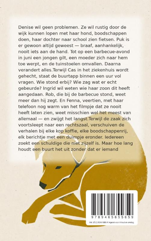 Achterkant van Puk