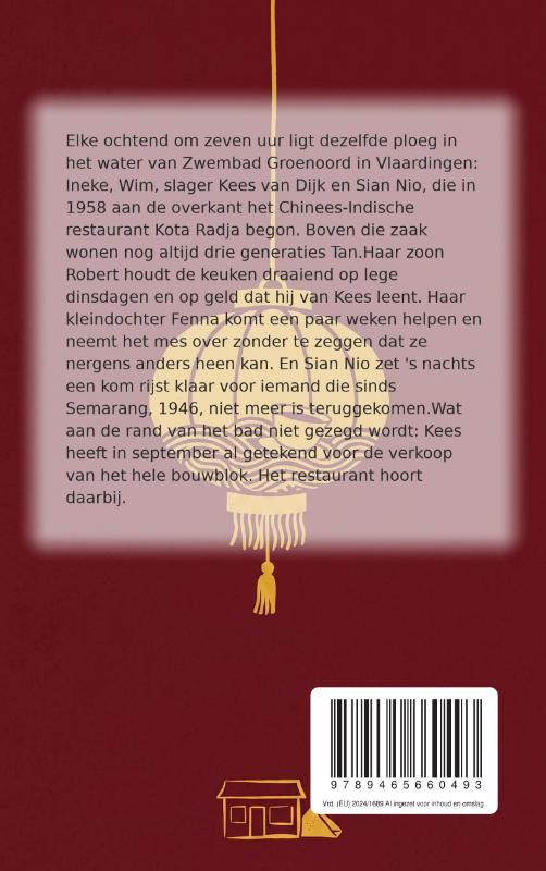 Achterkant van Bami moet lawaai maken
