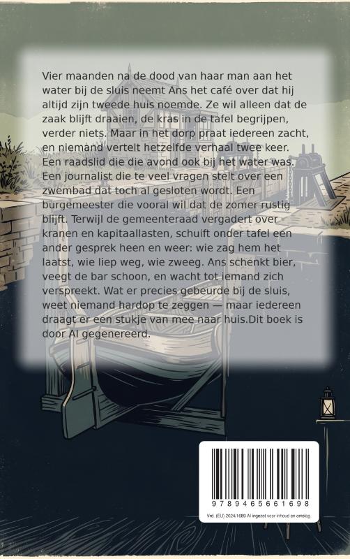 Achterkant van Bij de sluis