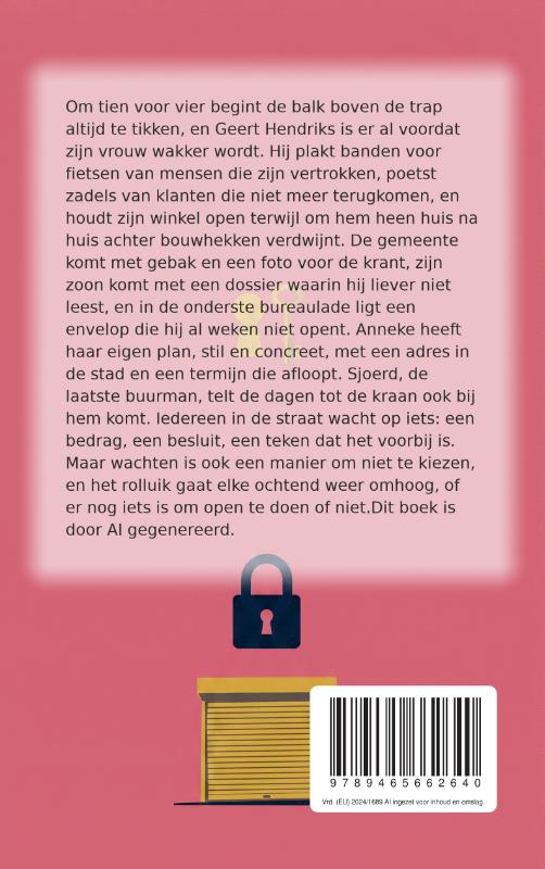 Achterkant van Het rolluik