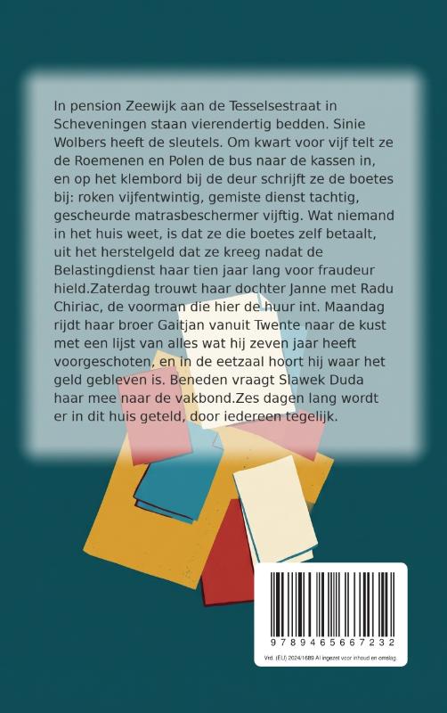 Achterkant van Zonder papier is het een mening