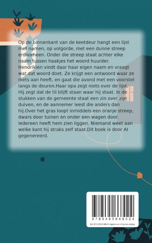 Achterkant van Ik zit hier goed