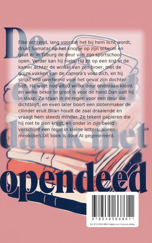 Achterkant van De ochtend dat ik niet opendeed