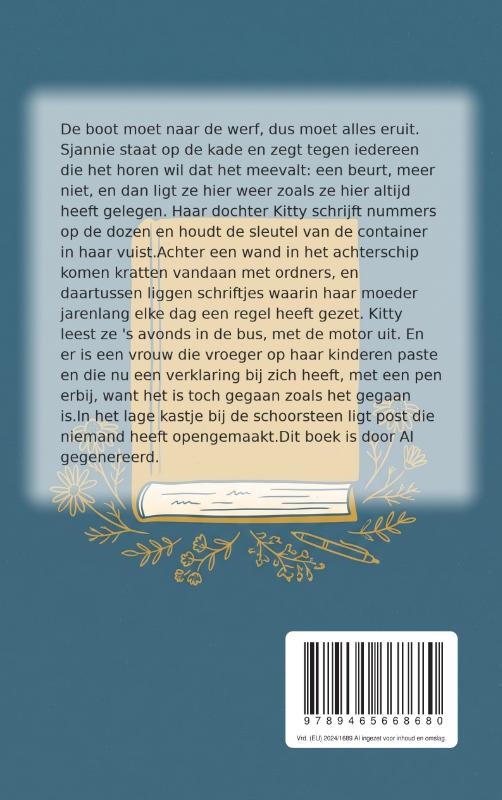 Achterkant van Mooi weer gehad