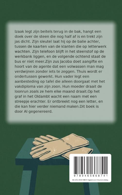 Achterkant van Dan ben ik nog niet af