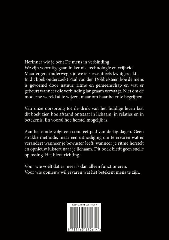 Achterkant van Herinner wie je bent