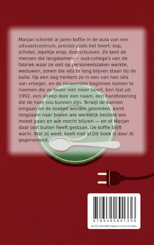 Achterkant van Warmhoudplaatje